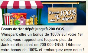 100% bonus 1er depot