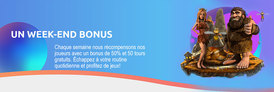 Cadoola Casino un week-end bonus.