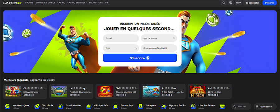 CampeonBet Casino. 