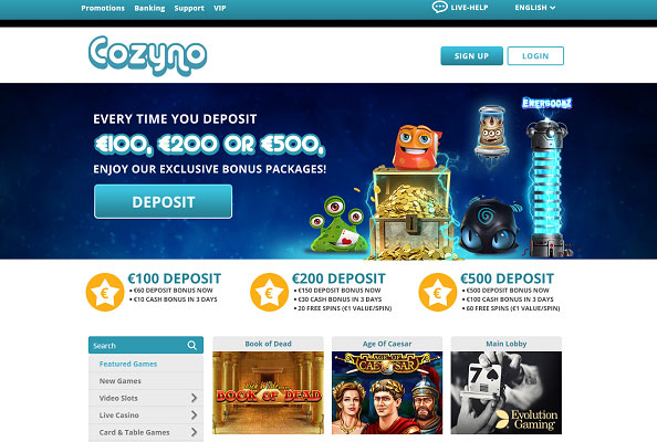 Cozyno Casino. 