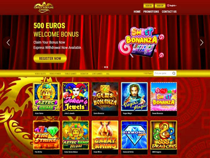 Crazy Fortune Casino avis. 