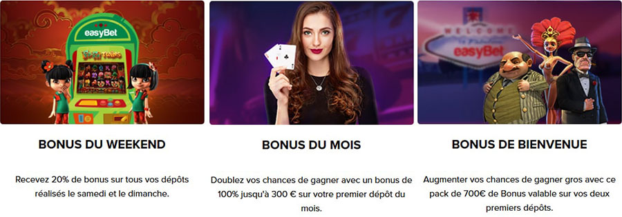 Easybet casino bonus. 