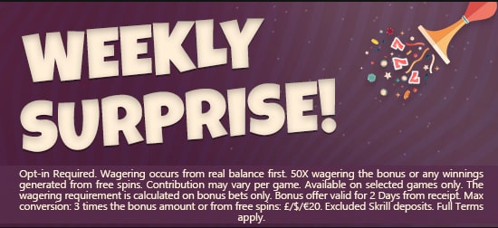 GemSlots Casino weekly promo