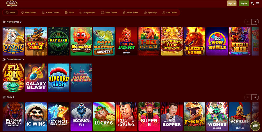 Golden Euro Casino slots. 