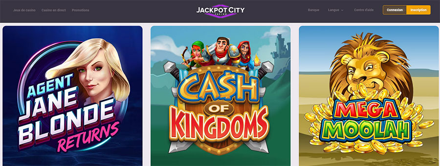 Jackpot City Casino slots. 