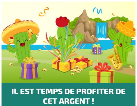 il est temps de profiter de cet argent
