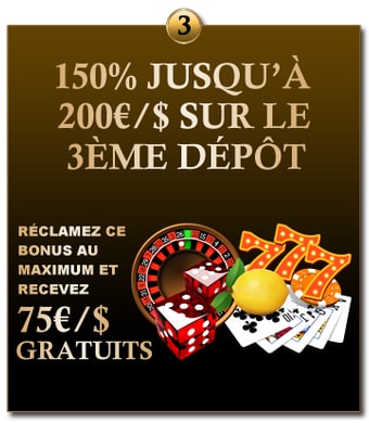 200 euros 3 eme depot