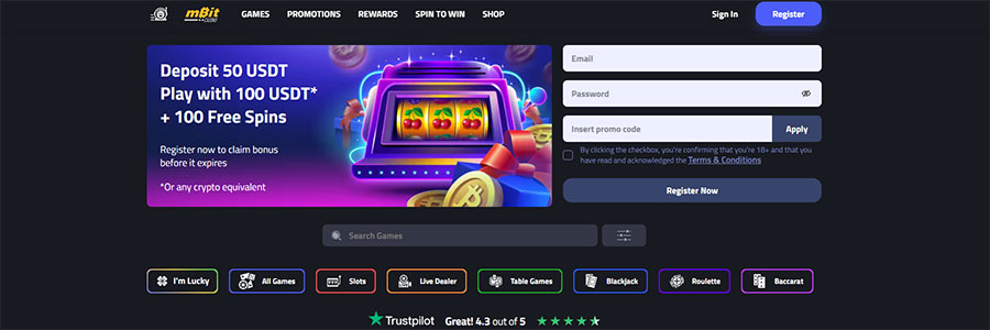 mBit casino avis. 