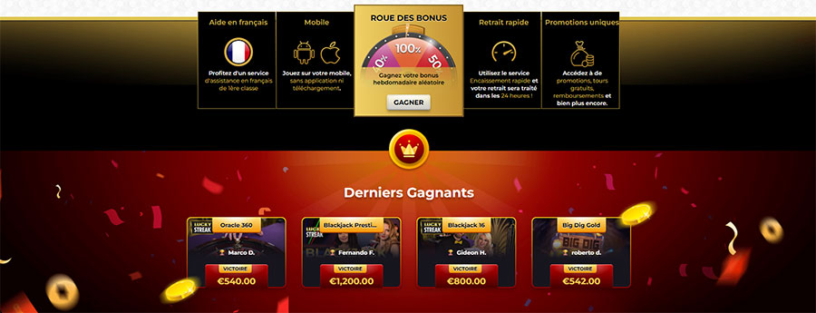 Win Unique Casino promotions. 
