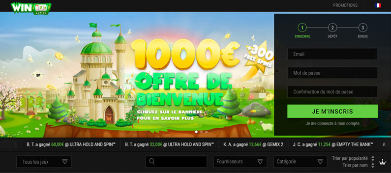 Winoui Casino en Ligne Avis. 